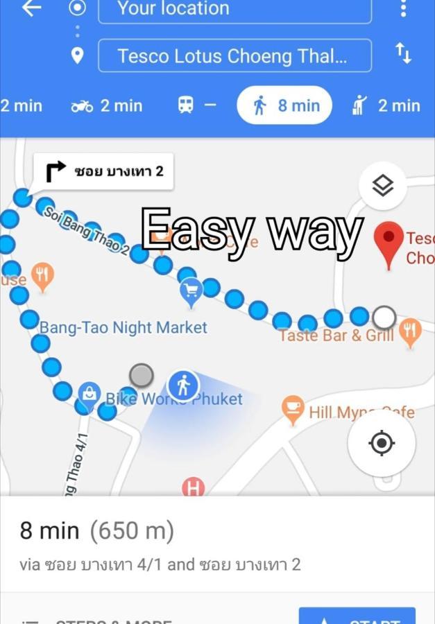Studio With Aircon N Kitchen Bãi biển Bang Tao Ngoại thất bức ảnh
